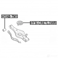 Тарелка пружины FEBEST AMHM 7I 1440023616 HYSI-CRETLOWR - Изображение 2