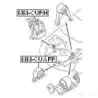 Подушка двигателя, опора FEBEST 4056111019109 3827468 mmcurh U 35QAV - Изображение 2
