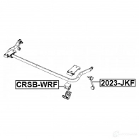 Тяга / стойка, стабилизатор FEBEST 1440023208 Q T33I 2023-JKF - Изображение 2