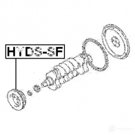 Шкив коленвала FEBEST Q8 RXCRB 4056111017983 hydssf 3826931 - Изображение 2