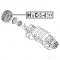 Шкив коленвала FEBEST hydsi30 4056111070407 Z94M 0 3826927 - Изображение 2