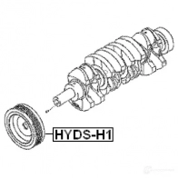 Шкив коленвала FEBEST KSE 2F hydsh1 3826926 4056111070391 - Изображение 2