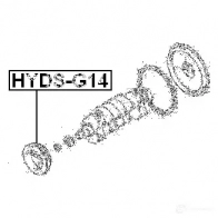 Шкив коленвала FEBEST 4056111041186 EVK2 69V 3826925 hydsg14 - Изображение 2