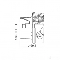 Шрус FEBEST J 4HAYON 2011NITSHA 4056111118505 1270598436 - Изображение 2