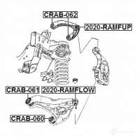 Шаровая опора FEBEST AHXC BAB 4056111129341 2020ramfup 1424281510 - Изображение 2