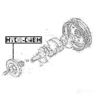 Шкив коленвала FEBEST 3826923 4056111041087 hydsd4bh IRBI5 0 - Изображение 2