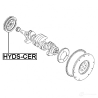 Шкив коленвала FEBEST FL 4WTRQ 3826922 hydscer 4056111061122 - Изображение 2