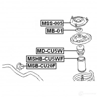 Отбойник амортизатора FEBEST VRMG TK 3827399 4056111041865 mdcu5w - Изображение 2