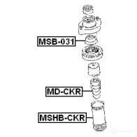 Отбойник амортизатора FEBEST 3827397 mdckr 4056111015507 JNO0 3 - Изображение 2