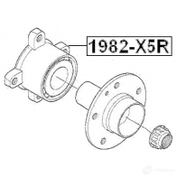 Ступица колеса FEBEST F2NW VN 4056111042244 1982x5r 3824566 - Изображение 2