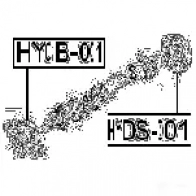 Эластичная муфта FEBEST HYDS001 JG 27WO 4056111006192 3826920 - Изображение 2