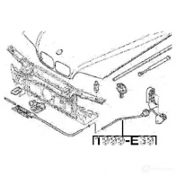 Трос капота FEBEST QSSDA Y 1999e39 3824575 4056111050423 - Изображение 2