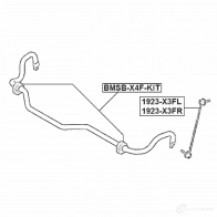 Стойка стабилизатора, тяга FEBEST 3824547 GSW TB 4056111091624 1923x3fr - Изображение 2
