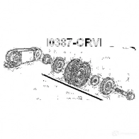 Натяжной ролик приводного ремня FEBEST 0387crv 4056111046112 ZYGNS 5V 3822937 - Изображение 2