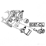Натяжной ролик ГРМ FEBEST 4056111075594 0387cl 3822936 6 7Z1P - Изображение 2