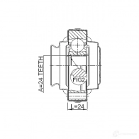 Шрус граната FEBEST 4TH P2 3824518 1911e87r 4056111102320 - Изображение 2