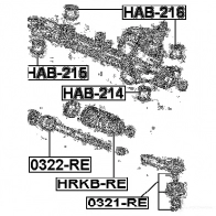 Пыльник рулевой рейки FEBEST 3826688 hrkbre FD ZFTB 4056111059167 - Изображение 2