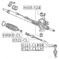 Пыльник рулевой рейки FEBEST 4056111048505 54797888 hrkbcl RX8M 3M - Изображение 2