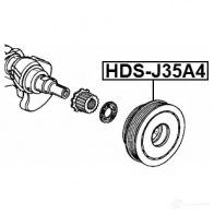 Шкив коленвала FEBEST 1270606720 P2RE GH hdsj35a4 4056111115290 - Изображение 2