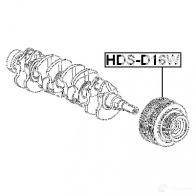 Шкив коленвала FEBEST 66 PWDY hdsd16w 3826588 4056111104799 - Изображение 2