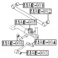Сайлентблок FEBEST 7S8A KV 3827250 mab083 4056111014180 - Изображение 2