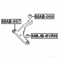 Сайлентблок FEBEST 4056111004518 W G3QPH mab066 3827237 - Изображение 2
