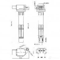 Катушка зажигания FEBEST 1440023990 UR5 237 03640-002 - Изображение 2
