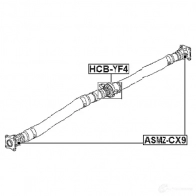 Карданный подшипник FEBEST A51X C 3826559 4056111097442 hcbyf4 - Изображение 2