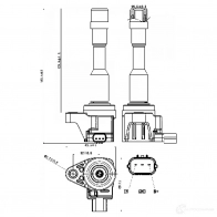Катушка зажигания FEBEST ET FZO5E 1440023989 03640-001 - Изображение 2