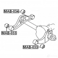 Крепление дифференциала FEBEST 4UE1Q U 3827216 mab034 4056111004266 - Изображение 2