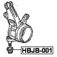 Ремкомплект шаровой опоры FEBEST hbjb001 4056111025346 3826545 D44Y4 OG - Изображение 2