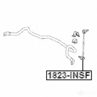 Стойка стабилизатора, тяга FEBEST 3F79B 49 4056111128818 1424281507 1823insf - Изображение 2