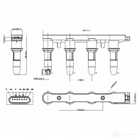 Элемент катушки зажигания FEBEST 8EG 5L 1440023131 18640-002 - Изображение 2