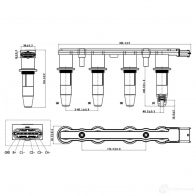 Элемент катушки зажигания FEBEST N G7POH8 18640-001 1440023130 - Изображение 2