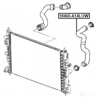 Шланг радиатора FEBEST FF AOZ 1440023129 18460-A14LOW - Изображение 2
