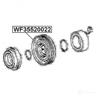 Подшипник компрессора 35x52x22 FEBEST WF35520022 6C A6XN 74L565 1424552723 - Изображение 2