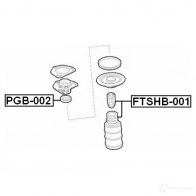 Пыльник амортизатора FEBEST W13 GO 4056111078298 3826376 ftshb001 - Изображение 2