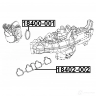 Кольцо корпуса дроссельной заслонки FEBEST DT20 6IS 18402002 1437400199 - Изображение 2