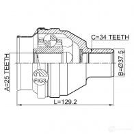 Шрус граната FEBEST 1811z16rh 1337790161 MNT6JO D 4056111118475 - Изображение 2