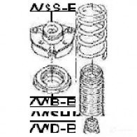 Опора переднего амортизатора FEBEST JHY9RSX VWSSB6F 1436948318 1 90QHI - Изображение 2