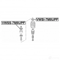 Крепление амортизаторов FEBEST 19 NFR vwss7m8upf 1437999723 - Изображение 2