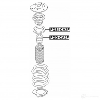 Тарелка пружины FEBEST 3826307 CFF1 BG 4056111109831 fdsica2f - Изображение 2