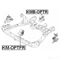 Подушка двигателя, опора FEBEST NEFYIN H 4056111108353 3827099 kmoptfr - Изображение 2