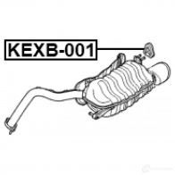 Кронштейн для ремонта, система выпуска ОГ FEBEST KEXB-001 1440024534 RXC X2 - Изображение 2