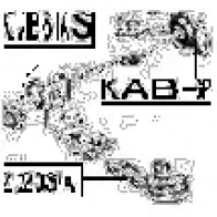 Сайлентблок FEBEST A4EC9 0A kabspas 3827056 4056111038841 - Изображение 2