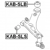 Сайлентблок FEBEST kabsls 97R3 5AJ 4056111077420 3827053 - Изображение 2