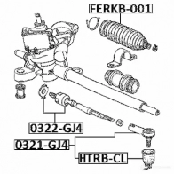 Рулевая тяга FEBEST 4056111075365 G8 40C 531216196 0322gj4 - Изображение 2