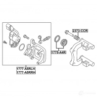 Тормозной суппорт FEBEST 1440023124 B E4P48 1777-A5RRH - Изображение 2