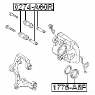 Ремкомплект суппорта FEBEST 4056111128320 1775a5f 1424376949 W W1R7T - Изображение 2