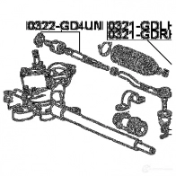 Рулевая тяга FEBEST CMA 874 0322gd4un 4056111077932 3822740 - Изображение 2